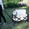 WHITSUNDAY Collapsible Folding Garden Outdoor Park Utility Wagon Picnic Camping