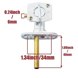 Kurihina Compatible with Replaces For Fuel Gas Petcock Valve Tank Switch Pump For Yamaha ATV & Motorcycles 1986-2016