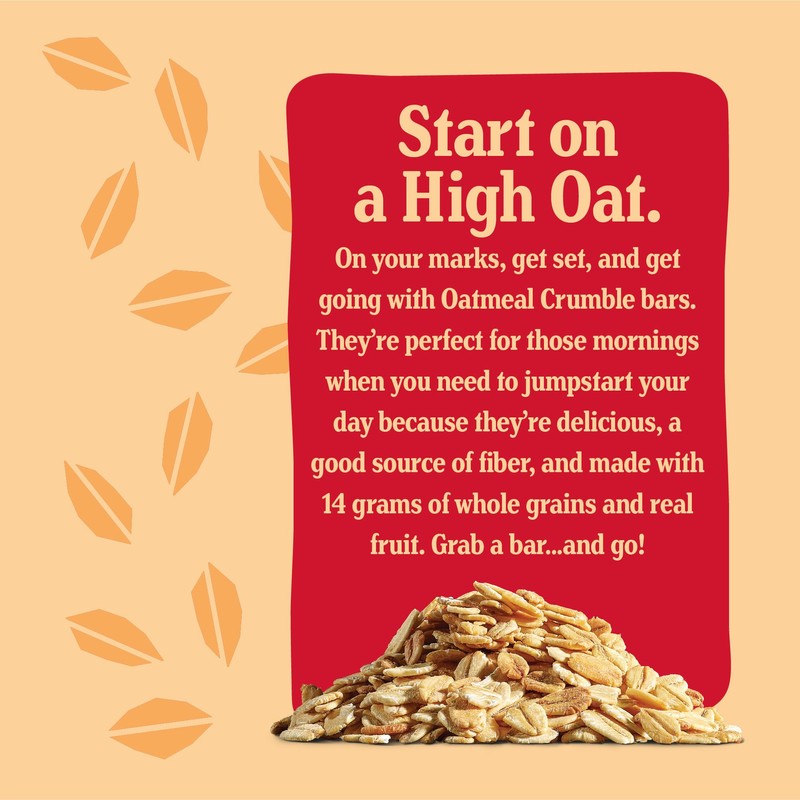 Nature’s Bakery Oatmeal Crumble Bars, Strawberry, Real Fruit, Vegan, Non-GMO,