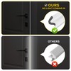 Weather Stripping Door Seal Strip - Soundproof Q-Shaped Foam for