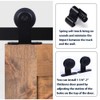 CCJH 6.6FT Sliding Barn Door Hardware Kit, Heavy Duty, Smoothly
