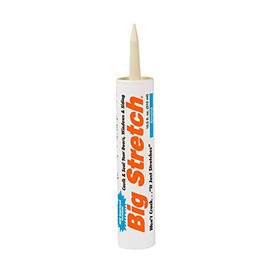Sashco 10002 10.5oz Big Stretch Acrylic Latex High Performance Caulking Sealant, 10.5 oz Cartridge, Almond
