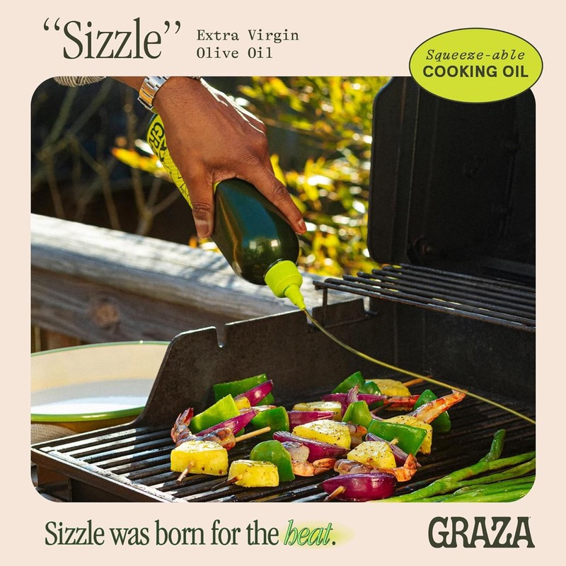 Graza Sizzle Extra Virgin Olive Oil, Cooking Oil - High