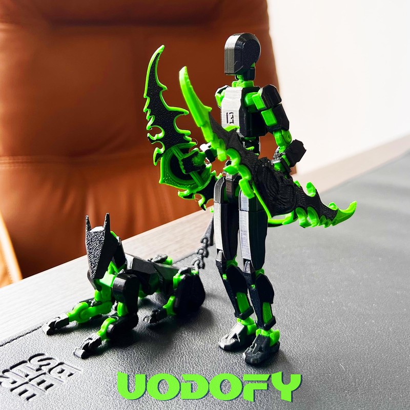Uodofy (Assembly Completed T13 3D Action Figure Set,Dummy Robo Titan