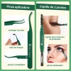 Extensiones De Pestañas Kit 144pcs Mixta Gruesa Chloe Laurel Espesor