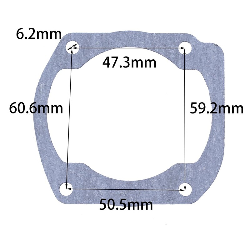 Mtanlo 50mm Nikasil Cylinder Piston Kit For HUSQVARNA 372 372XP