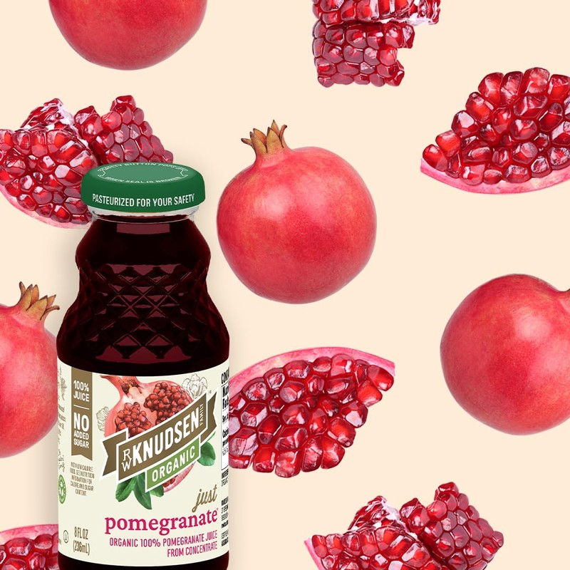 R.W. Knudsen Organic Pomegranate Juice, 8 fl oz (12 Pack)