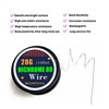 Nichrome 80 Wire，110feet 28Gauge Resistance Wire Cr20ni80 Bendable Soft for