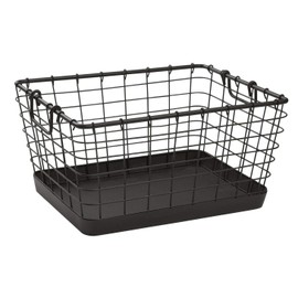 SSWBasics Boutique Vintage Display Basket - With Handles - 16"L x 12"W x 8¼"D