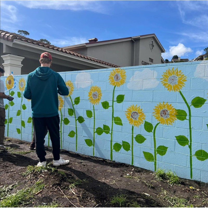 Large Flower Stencils for Wood Fence Sunflower Stencil for Painting