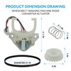 Upgraded WH03X30517 Washer Shift Actuator | WH01X27538 Washer Drive Belt