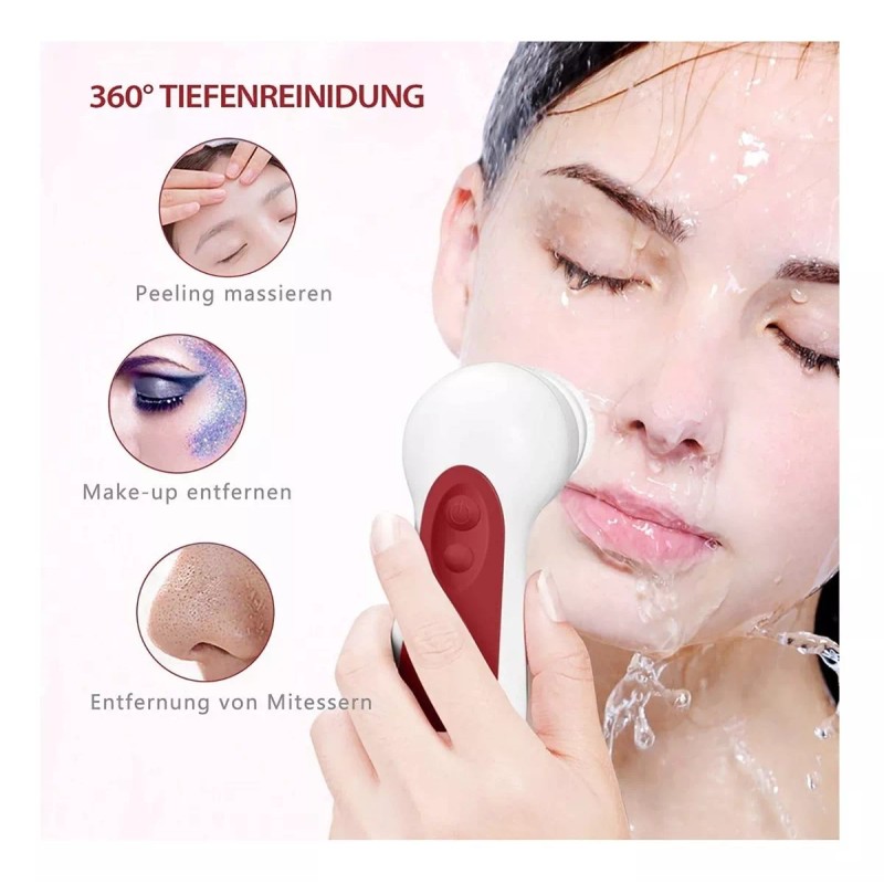 Clsevxy Juego De Cepillos Giratorios De Limpieza Facial 3 Ca