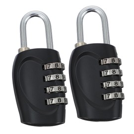 SHINEOFI 2pcs Password Combination Luggage Lock Durable Household Suitcase Padlock with Code for Gym Lockers Travel Bags Storage Cases High Security