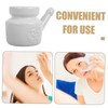 minkissy Ceramic Nasal Rinse Bottle 350ml for Yoga Sinus Wash
