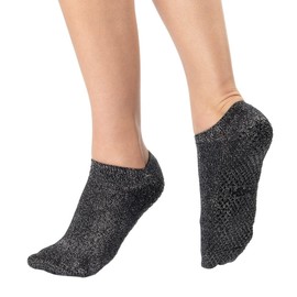 SHASHI No Show Grip Socks for Women – Non Slip Socks Women – Yoga Socks w/Storage Pouch – Pilates Socks With Grips For Women Medium