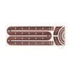 House of Cribbage - Tablero de cuna continuo con incrustaciones