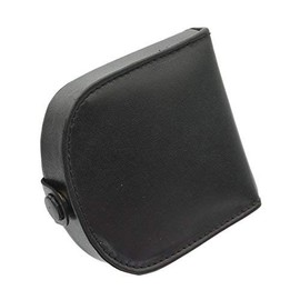 Visconti Monza Collection Vegetable Tanned Leather Tray Coin Purse TRY5 Black