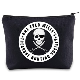 One Eyed Willy Makeup Bag Willy's Treasure Hunting Society Gifts Pirate Captain Gifts Mum Fratelli Gifts, One Eyed Uk