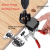 Concealed Positioning Hinge Hole Punch, 35mm Door Hinge Jig with