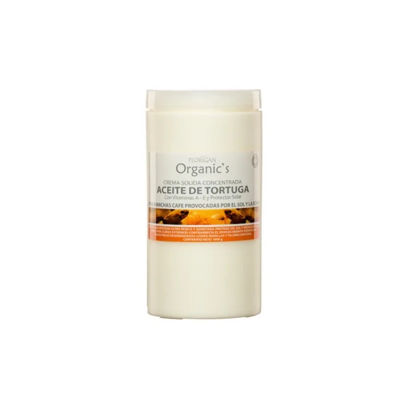 Crema Corporal Aclarante Aceite Tortuga Florigan 1kg Pack 3