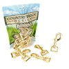 Country Brook Design - 3/4 Inch Brass Plated Heavy Swivel