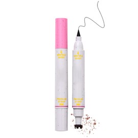 Freckles Pen,Facial Dot Pen | Water-resistant 2 In 1 Fake Freckles Stamps Eye Liner Long Lasting Beauty Tool for Women Girl Everyday Makeup
