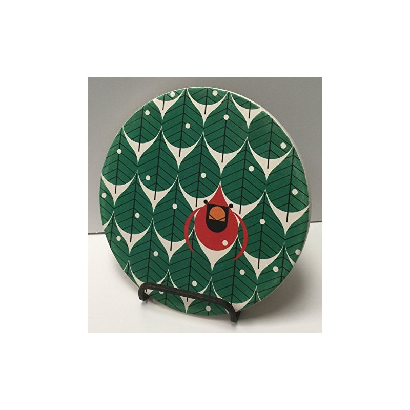 Charley Harper Coniferous Cardinal Absorbent Stone Trivet