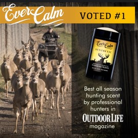 Conquest Scents EverCalm Deer Herd Scent Stick –Synthetic Deer Attractant & Calming Scent, All-Season Effectiveness, Alternative Hunting Wax Stick, 2.5 oz
