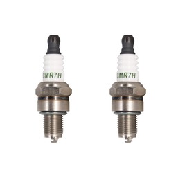 TORCH 2pcs CMR7H Spark Plug Solid Terminal Repalce for 3066/CMR7H, for 965/RZ7C RZ7CT10, for TR14C TR14S, for 4194, for Tanaka 018-16005-20, for Torch AC7R, for Husqvarna 581362301, OEM