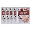 5 Pieces Exfoliating Foot Peel Mask Hydrating Moisturizing Smoothing for