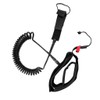 Milageto Comfortable Surfboard Waist Stretch Rope Adjustable Leash with Swivels