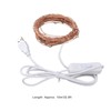 USB Copper Wire String Lights, 100 LEDs 10m/32.8ft DIY Safe