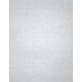 LUXPaper 8.5” x 11” Paper for Crafts and Printing in Silver Metallic, Scrapbook and Office Supplies, 50 Pack (Silver)