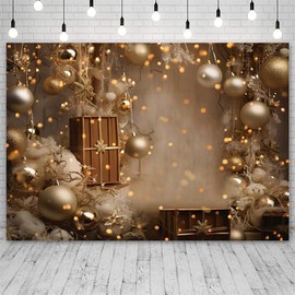 AIBIIN 7x5ft Winter Christmas Photography Backdrop Indoor Glitter Xmas Party Child Family Portrait Decor Backdrop Photo Studio Props