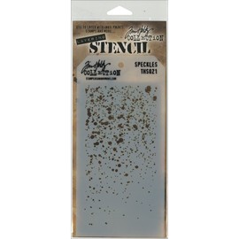 Art Gone Wild Plastic Tim Holtz Speckles Stencil