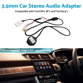 MAX Cool Stereo Aux Audio Adapter Bluetooth Cable Compatible with Ford Ba-Bf Falcon Territory