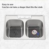 Echehi 2 Pack Sink Protector Mat, 27 x 27 cm