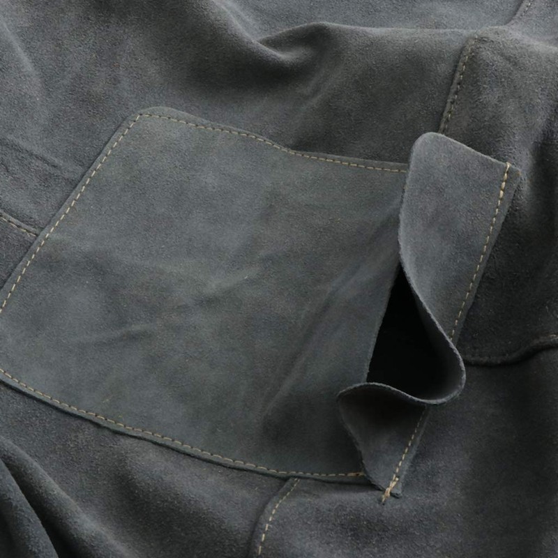 yotijar Welder Apron Welding Clothes Workwear Artificial Cowhide Leather Proteion