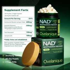 Ovelanique Nad+ 1100 Mg Cápsulas | Nmnh Phytosome