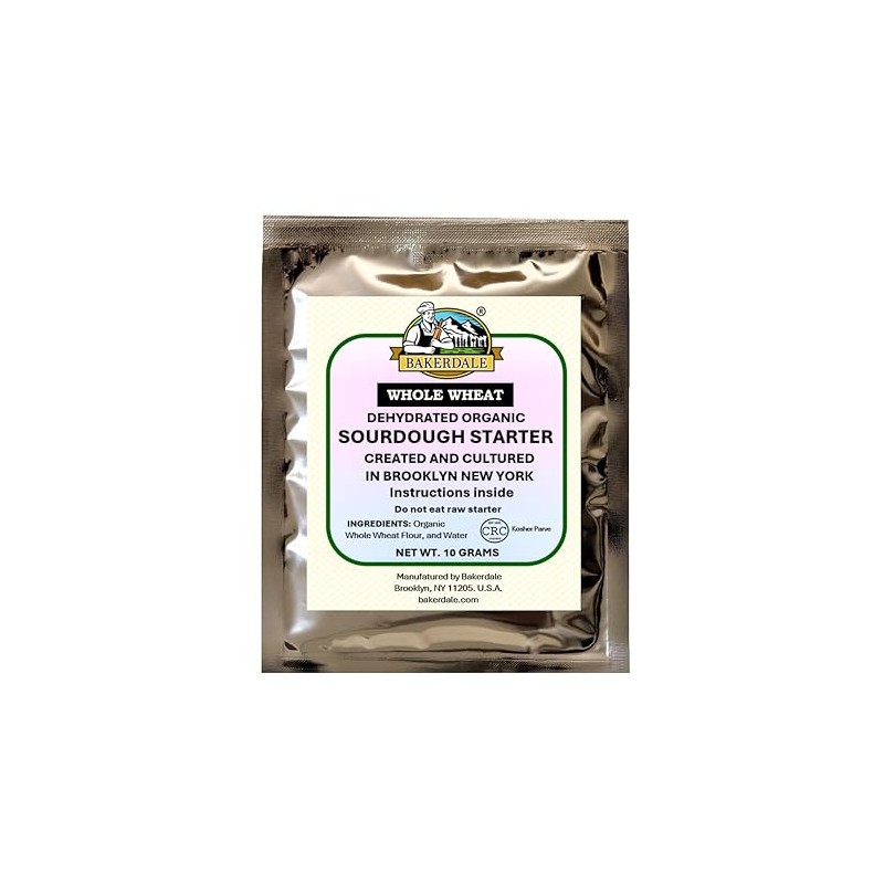 Bakerdale Dehydrated Organic Whole Wheat Sourdough Starter Culture