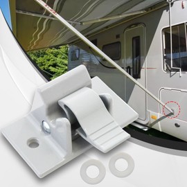 Mounting Bracket Compatible with Domestic Sunchaser, Lower Awning Arm Bracket Bottom Replacement for Gray RV Camper Trailer