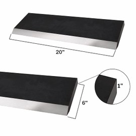 SIMOND STORE - Wood Splitting Wedges Steel 20" X 6" X 1" - Log Splitter Manual - Kindling Splitter for Wood - Fire Pit Solo Stove Firewood Splitter Wedge - Log Splitting Wedge