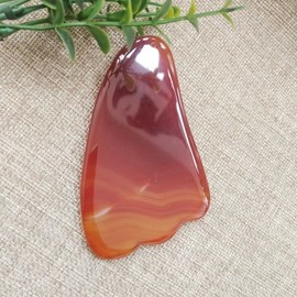 Gua Sha Massager Facial Roller - Red Agate, Red Jade, or Ox Horn Scraping Plate Free Size / One Color 3ea