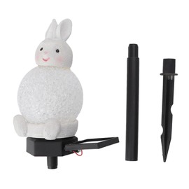 LED Solar Ground Insert Landscape Light White Rabbit Shape Garden Solar Colorful Lamp for Christmas Thanksgiving