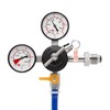 Kegco Commercial Grade Double Gauge Primary Kegerator Nitrogen Gas Regulator