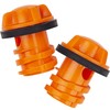 Cooler Drain Plug, 2 Pack Replacement, Orange, Compatible with Yeti