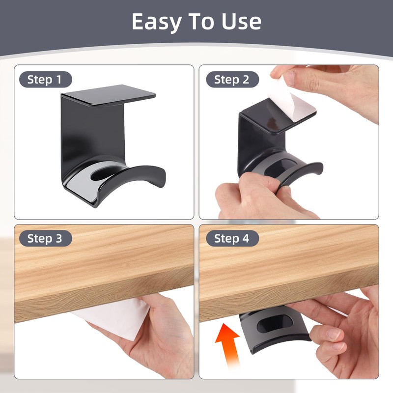 COEKI Set of 2 Headset Holder Headphone Holder Headset Holder