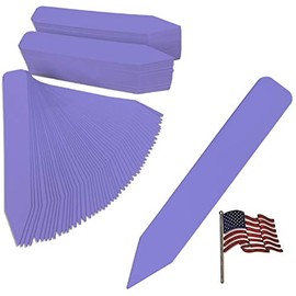 TAGKRAFTERS 4" x 5/8" Lavender Premium Pot Stakes - 200 Pcs - Plastic Plant Tags and Labels - Nursery Garden Tree Labels Waterproof Writeable | Made in The USA |