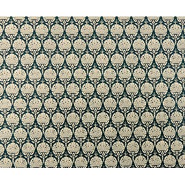 Melody Jane Dolls House Art Nouveau Green Fanned Shell Miniature Print 1:12 Wallpaper