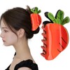 Easter Carrot Hair Claw Clips - 2-Pack Spring Cute Hair